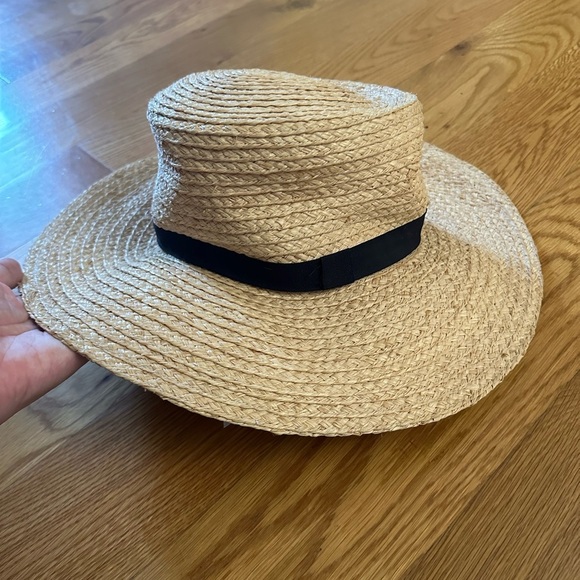 Hat Attack Raffia Braid Boater Hat